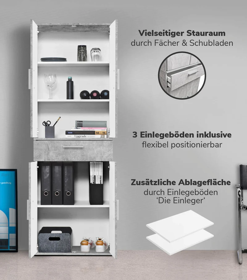 Die Allzweckwaffe' - Schränke-Set/Stauraum-Set/Mehrzweckmöbel-Set