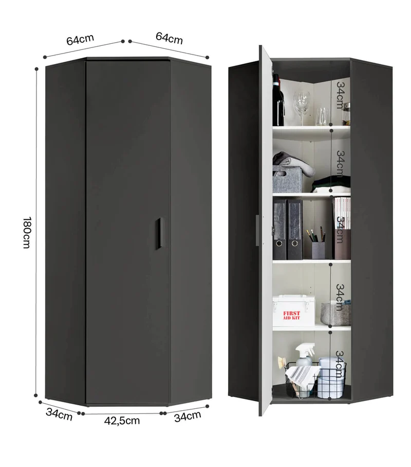 Eckschrank 'Der Lange'