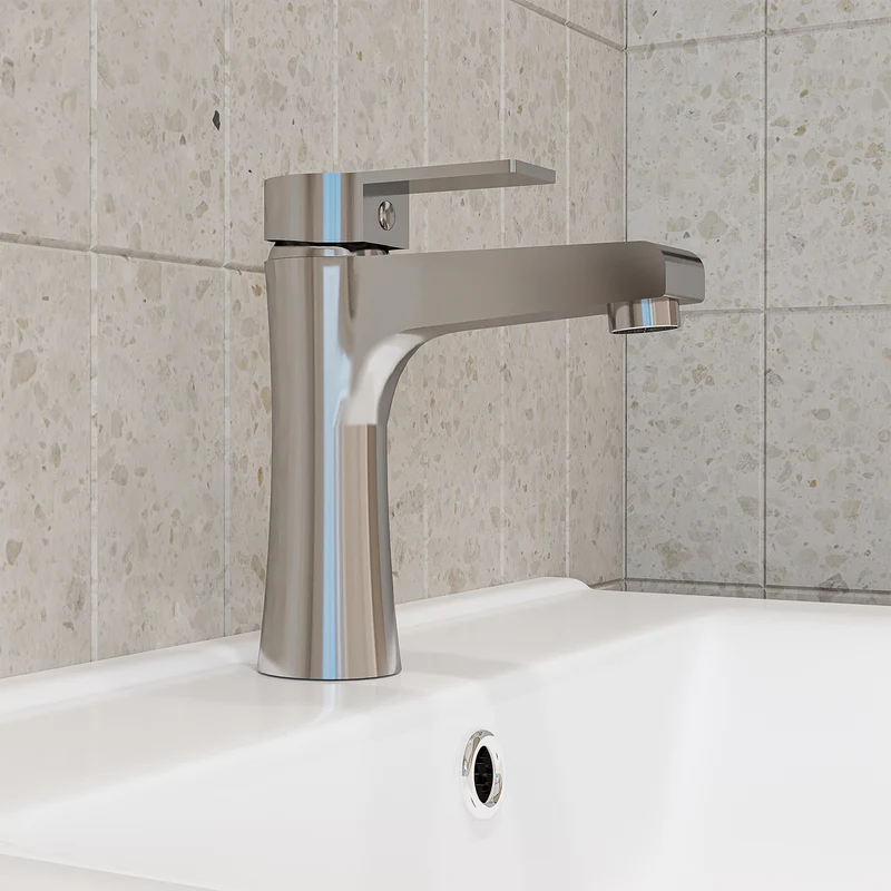 Roomart wastafelkraan, kraan voor badkamer en gastentoilet, in 2 kleuren