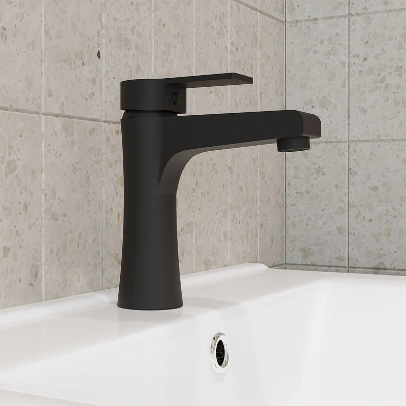 Roomart wastafelkraan, kraan voor badkamer en gastentoilet, in 2 kleuren