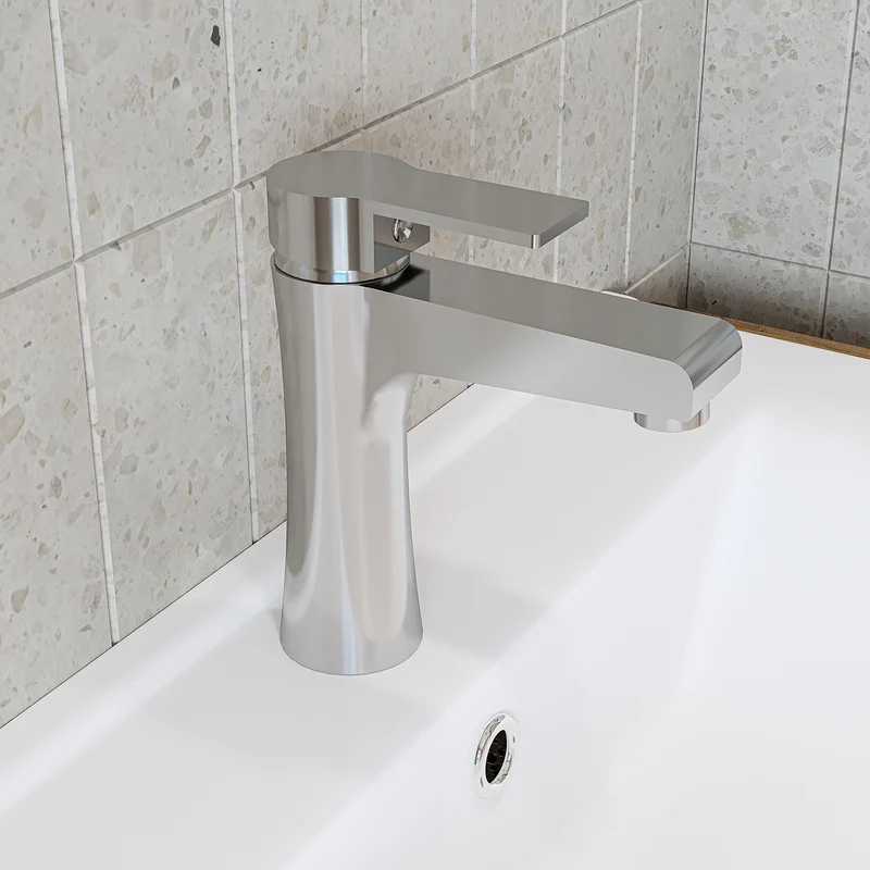 Roomart wastafelkraan, kraan voor badkamer en gastentoilet, in 2 kleuren