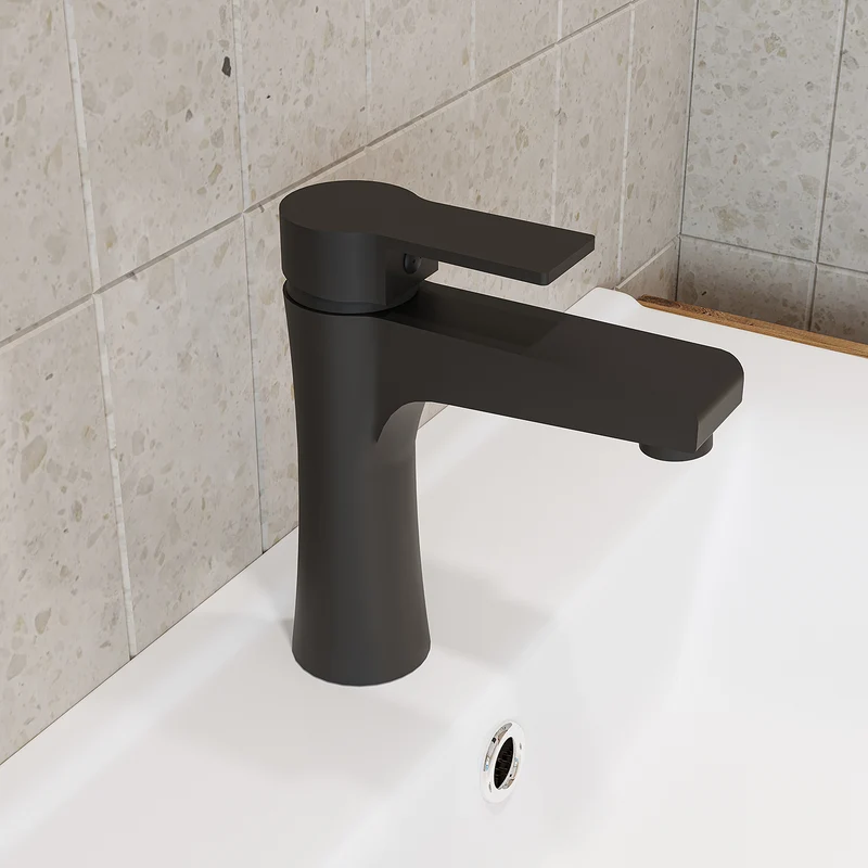 Roomart wastafelkraan, kraan voor badkamer en gastentoilet, in 2 kleuren