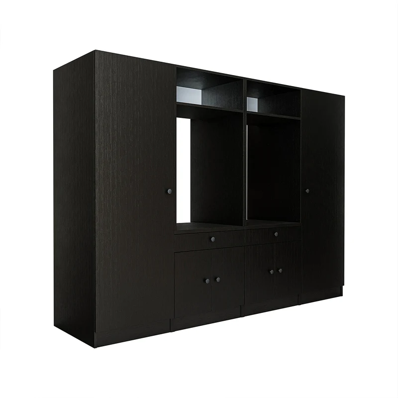 Roomart wasmachinekast SERIE 1 voor 2 machines met hoge kast, 194 cm, in 3 kleuren