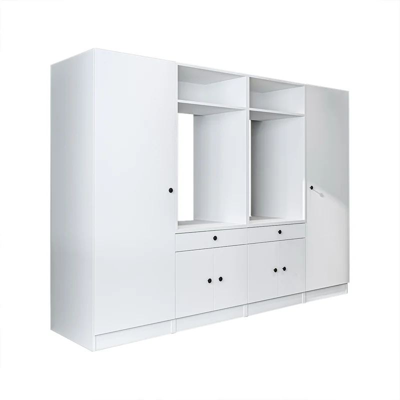 Roomart wasmachinekast SERIE 1 voor 2 machines met hoge kast, 194 cm, in 3 kleuren