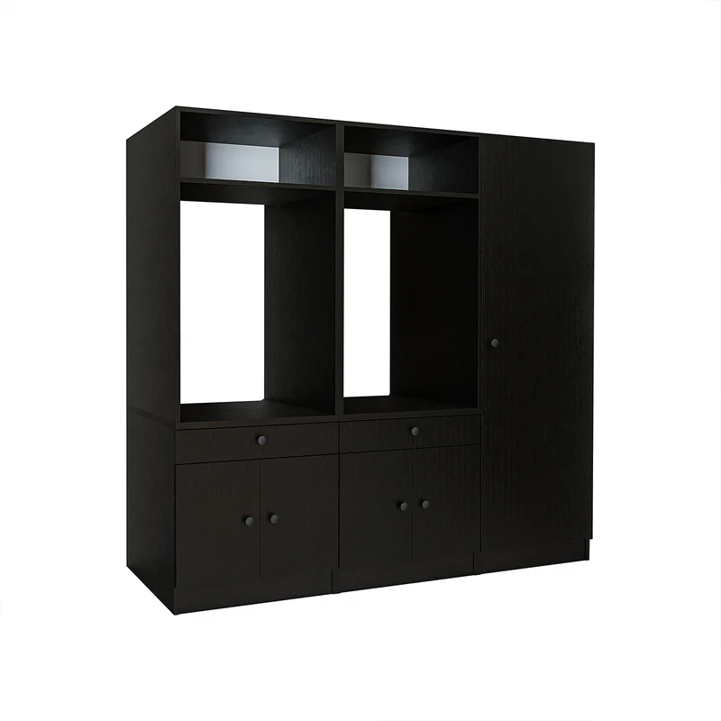 Roomart wasmachinekast SERIE 1 voor 2 machines met hoge kast, 194 cm, in 3 kleuren