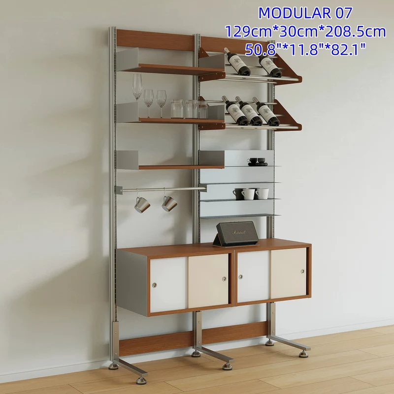 Bohrfreies modulares Regalsystem aus Aluminiumlegierung, Modul 07