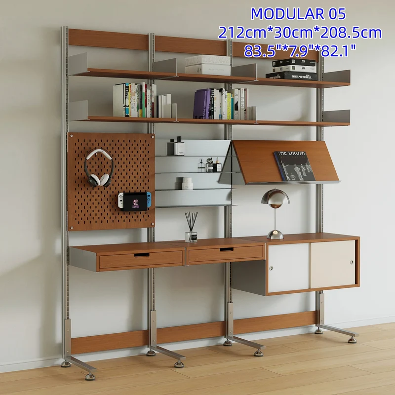 Bohrfreies modulares Regalsystem aus Aluminiumlegierung MODULAR 05