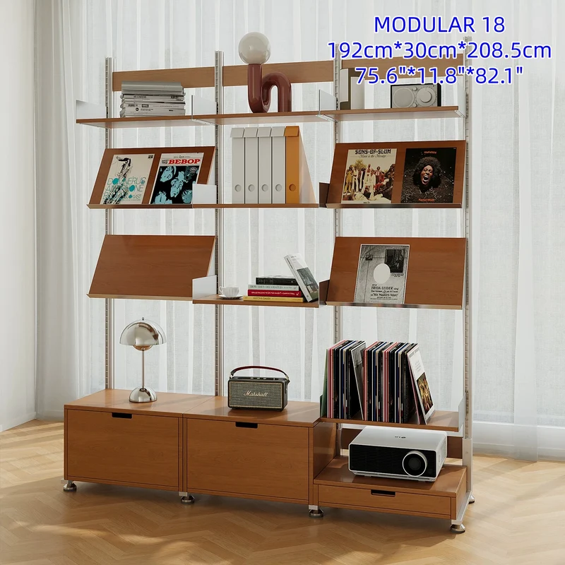 Bohrfreies modulares Regalsystem aus Aluminiumlegierung, Modul 18