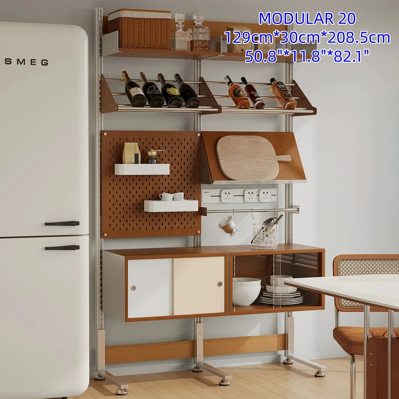 Bohrfreies modulares Regalsystem aus Aluminiumlegierung, Modul 20