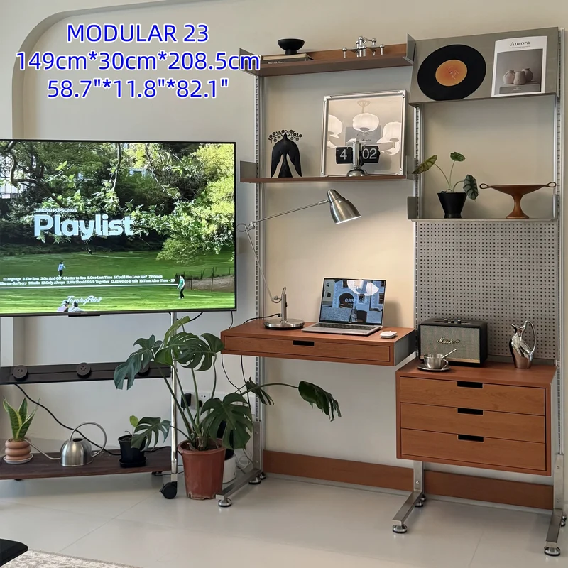 Bohrfreies modulares Regalsystem aus Aluminiumlegierung