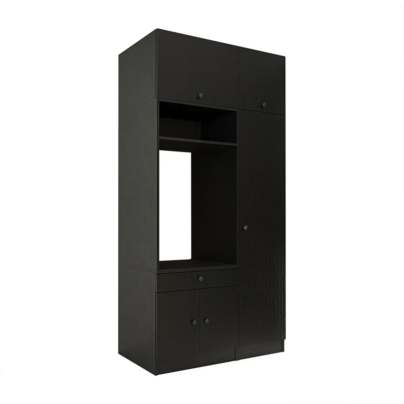 Roomart wasmachinekast SERIE 3, 112 cm, met hoge kast en uittrekbaar blad, in 3 kleuren