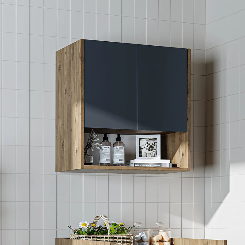 Roomart wasmachinekast DERIN-I, 65 cm, met optionele bovenkast, in 4 kleuren
