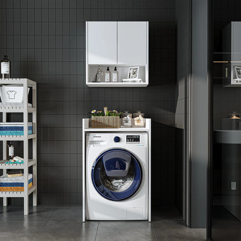 Roomart wasmachinekast DERIN-I, 65 cm, met optionele bovenkast, in 4 kleuren