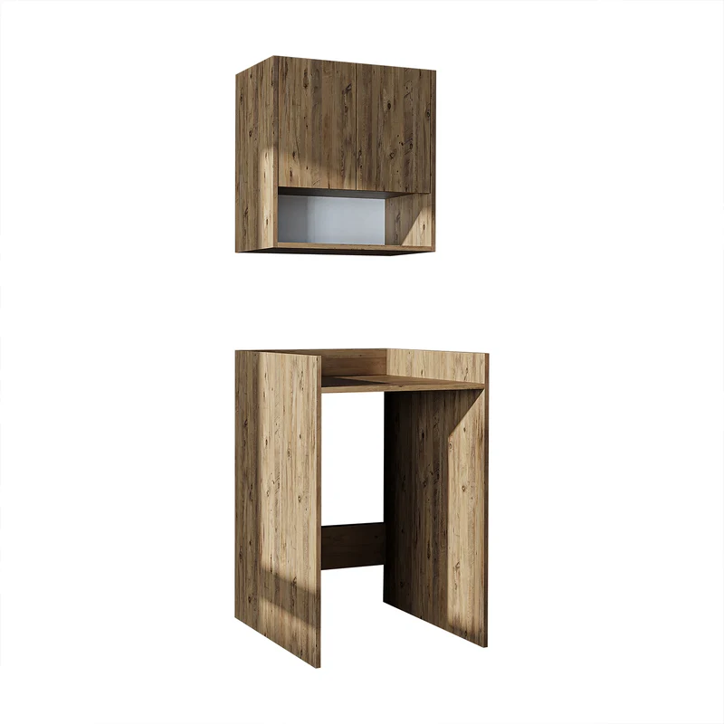 Roomart wasmachinekast DERIN-I, 65 cm, met optionele bovenkast, in 4 kleuren