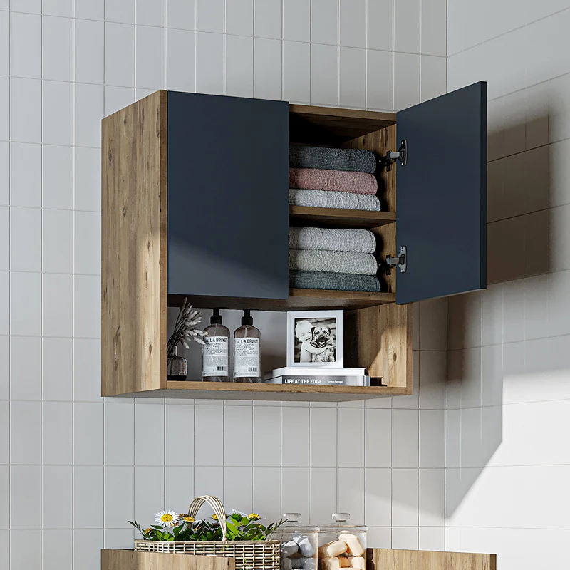 Roomart wasmachinekast DERIN-I, 65 cm, met optionele bovenkast, in 4 kleuren