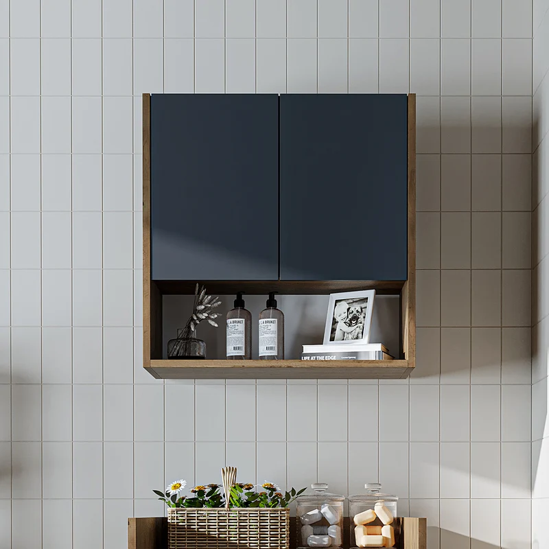 Roomart wasmachinekast DERIN-I, 65 cm, met optionele bovenkast, in 4 kleuren