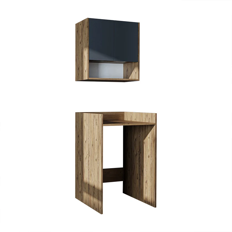 Roomart wasmachinekast DERIN-I, 65 cm, met optionele bovenkast, in 4 kleuren