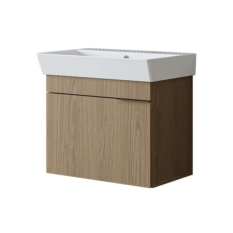 Roomart Badmöbel LYCIA 60 cm, Waschtisch mit Keramik-Waschbecken, in 4 Farben