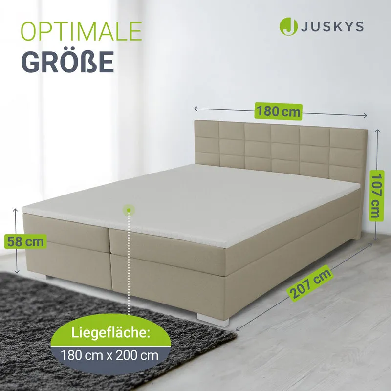Boxspringbett Seattle - Malmo-Stoff