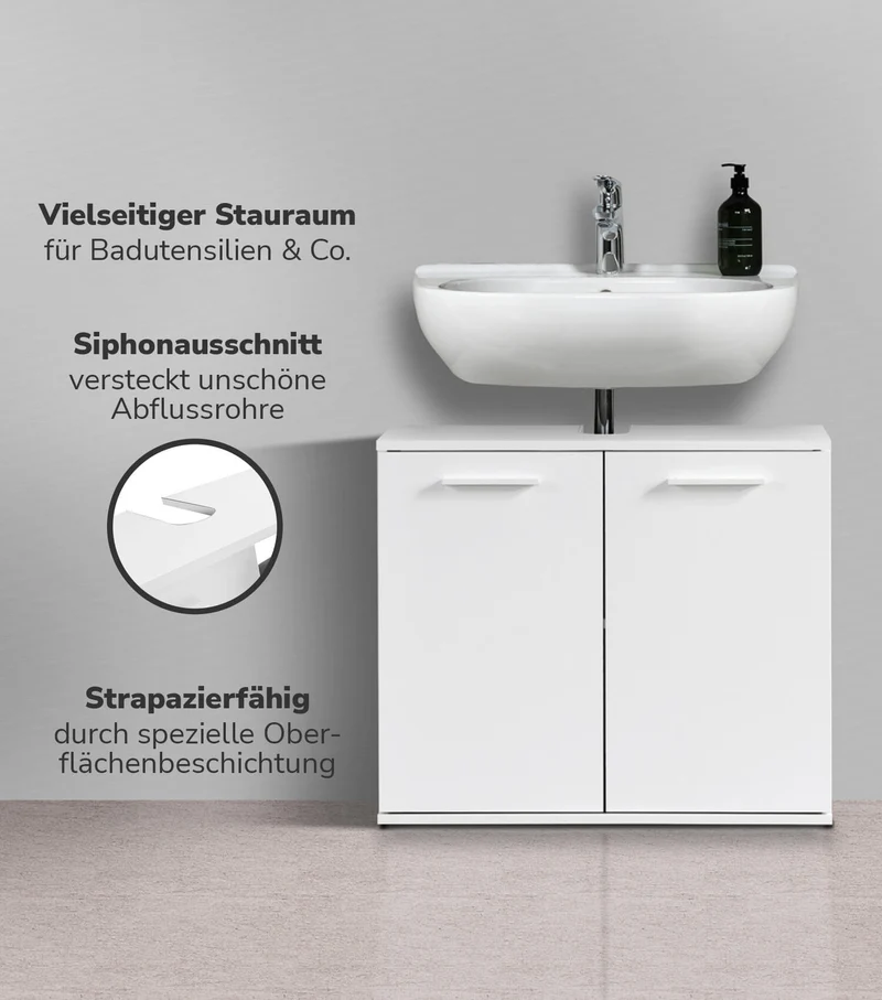 Bad-Waschbeckenunterschrank 'Der Waschbär'