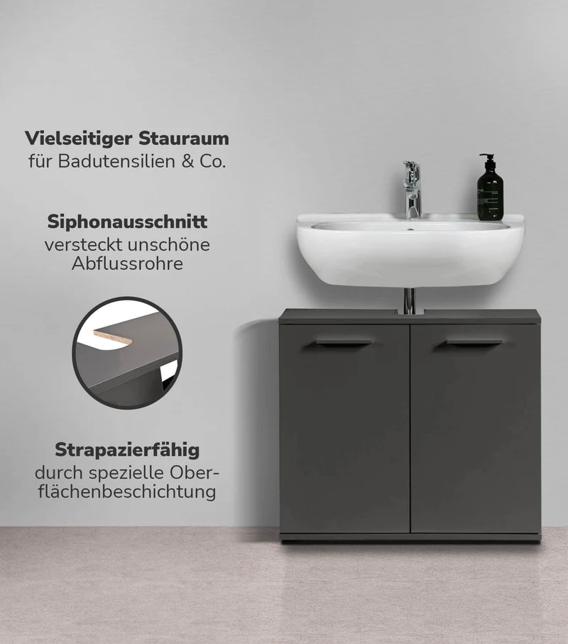 Bad-Waschbeckenunterschrank 'Der Waschbär'