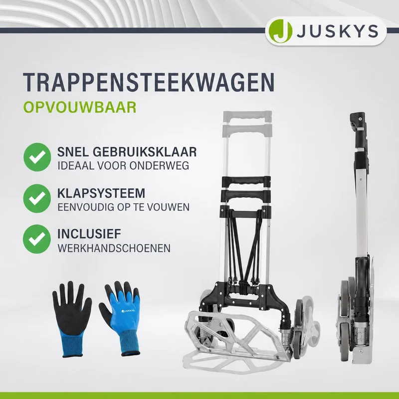 Klappbare Treppensackkarre bis 80 kg