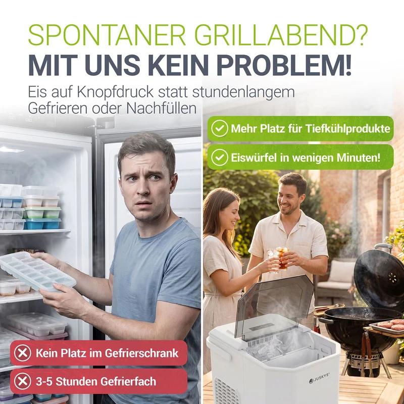 Eiswürfelmaschine mit Selbstreinigung IceOracle