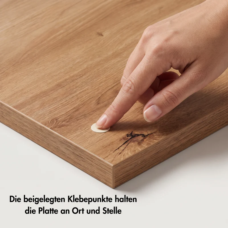 Holzplatte für IKEA Gullaberg Kommode 89 x 48cm Artisan Eiche