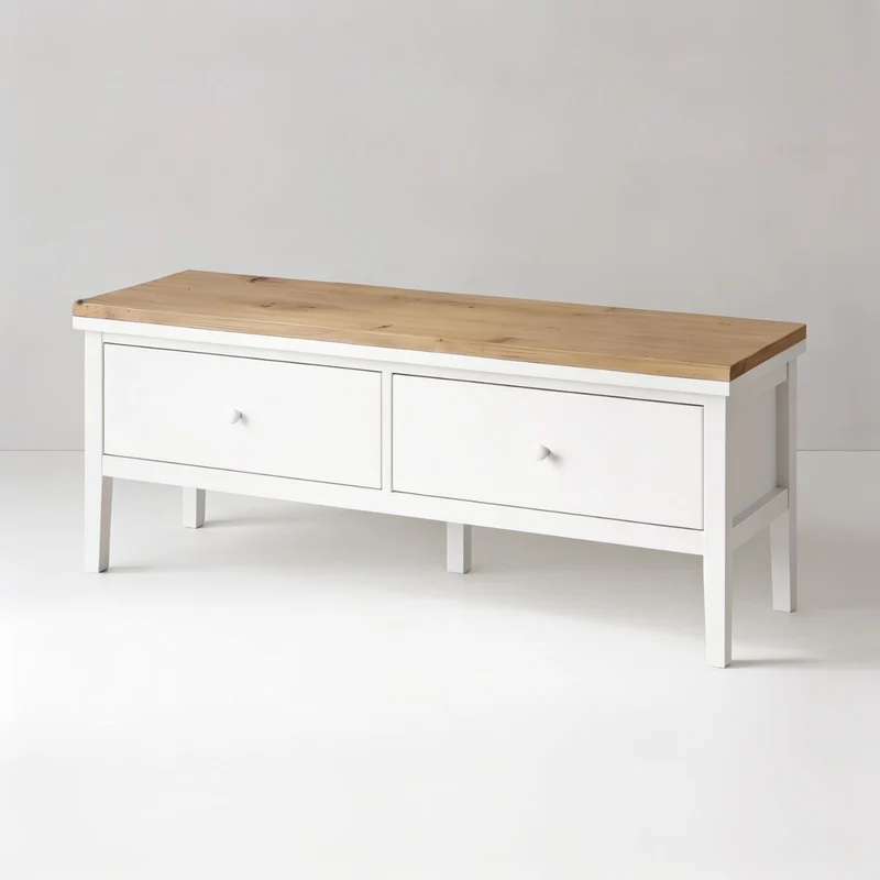 Holzplatte für IKEA Gullaberg Banktruhe 148 x 43cm im Stil Artisan Eiche