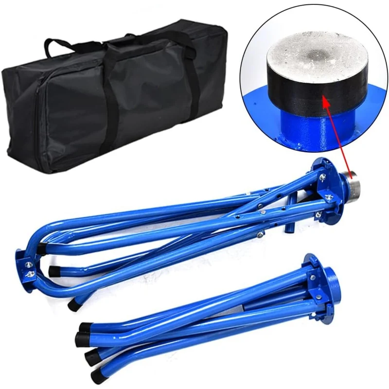 Rohrhaspel Abrollgerät für Fußbodenheizungsrohre bis 600m, Stahl, für PERT PEX AL/PEX Rohre 16-32mm – robust & mobil