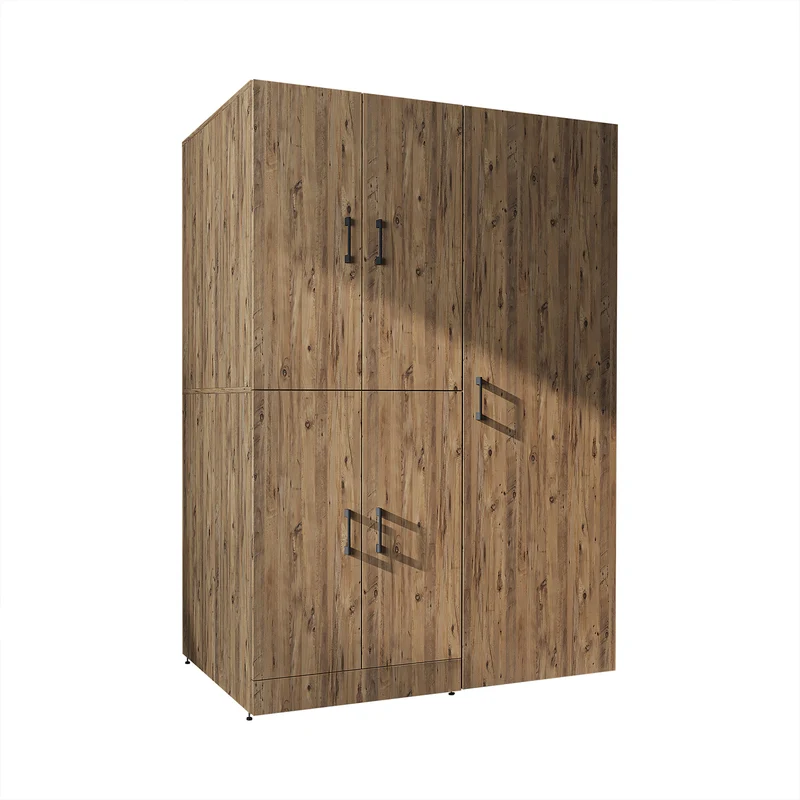 Roomart wasmachinekast DORA-II, 130 cm, voor wasmachine en droger, in 5 kleuren