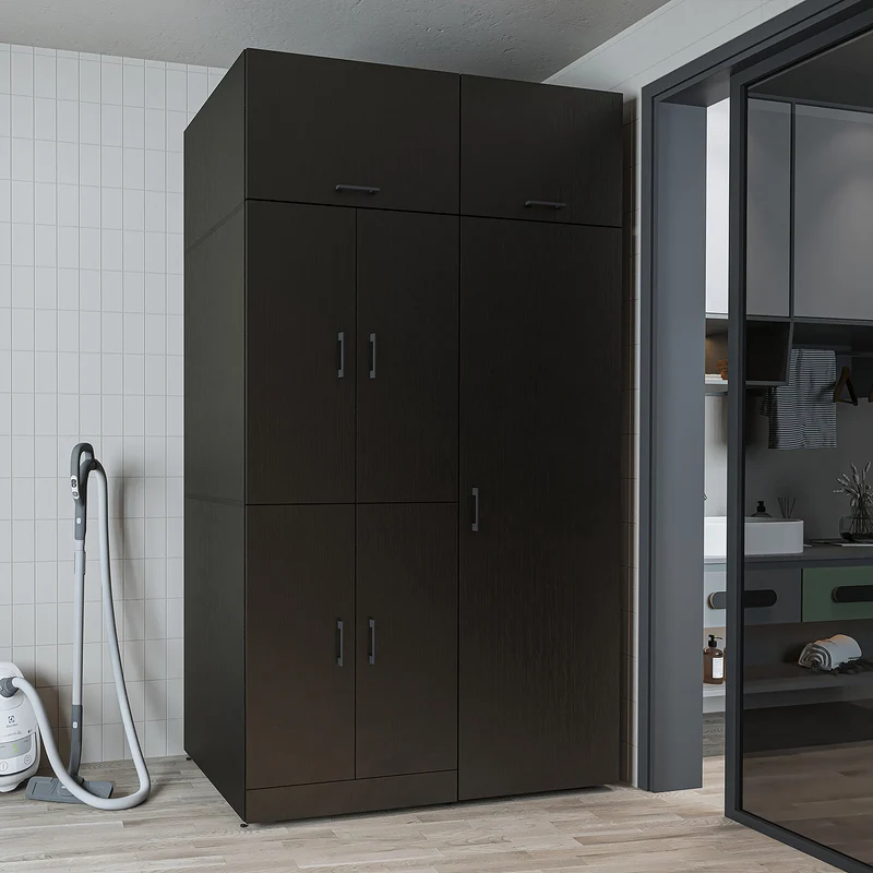 Roomart wasmachinekast DORA-II, 130 cm, voor wasmachine en droger, in 5 kleuren