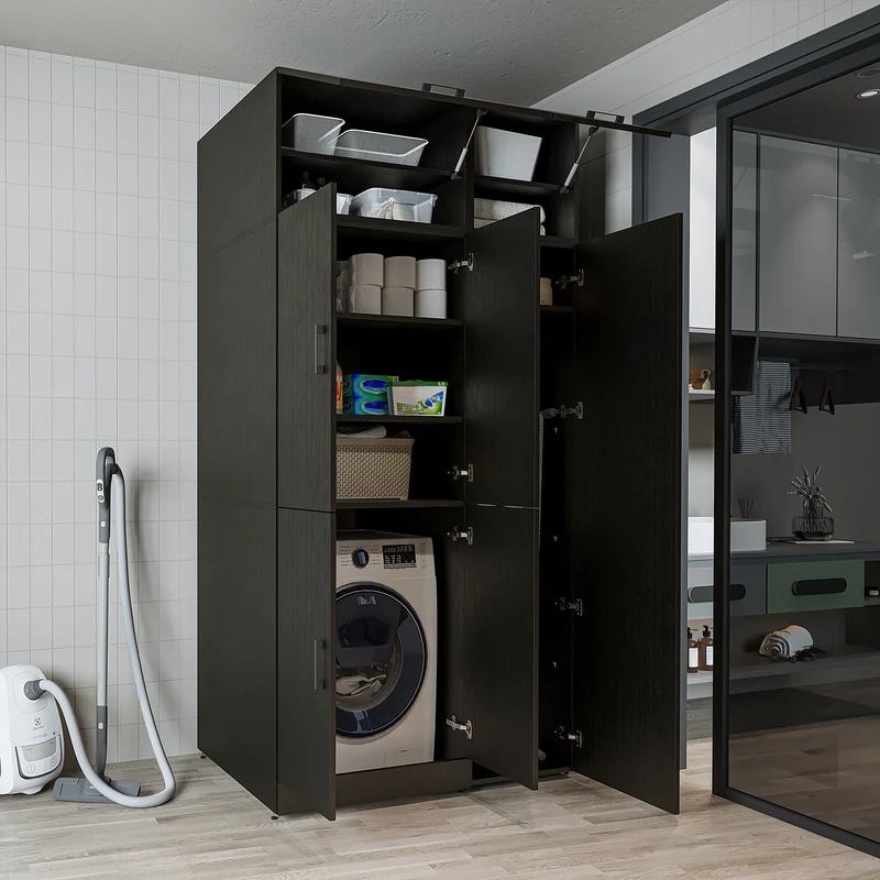 Roomart wasmachinekast DORA-II, 115 cm, voor wasmachine en droger, in 5 kleuren