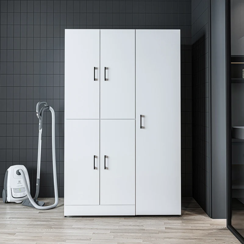 Roomart wasmachinekast DORA-II, 115 cm, voor wasmachine en droger, in 5 kleuren