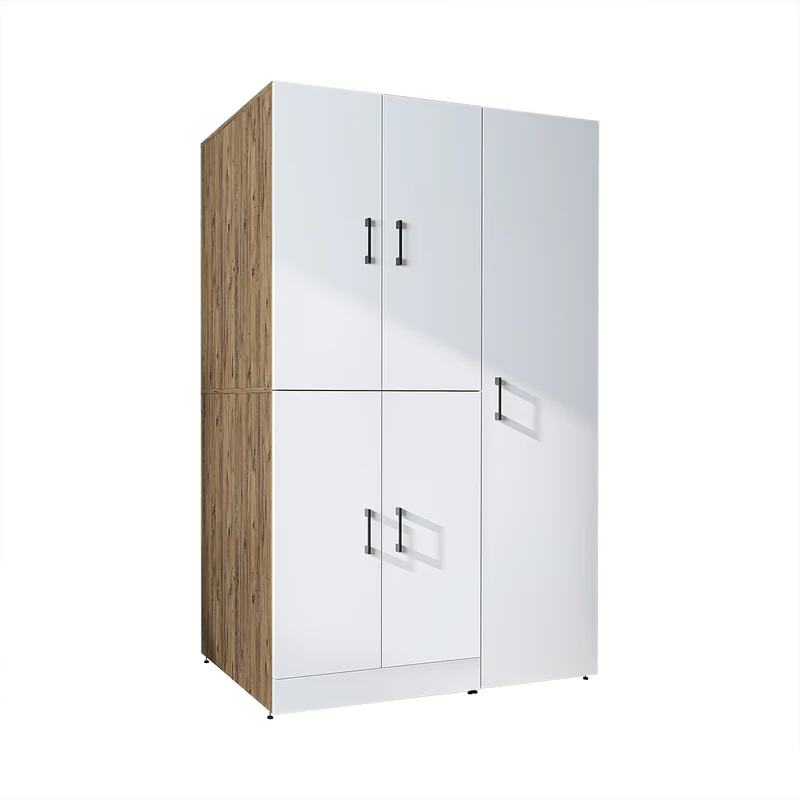 Roomart wasmachinekast DORA-II, 115 cm, voor wasmachine en droger, in 5 kleuren