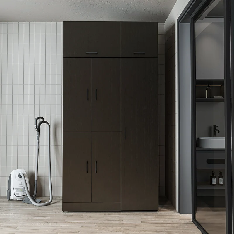 Roomart wasmachinekast DORA-II, 115 cm, voor wasmachine en droger, in 5 kleuren