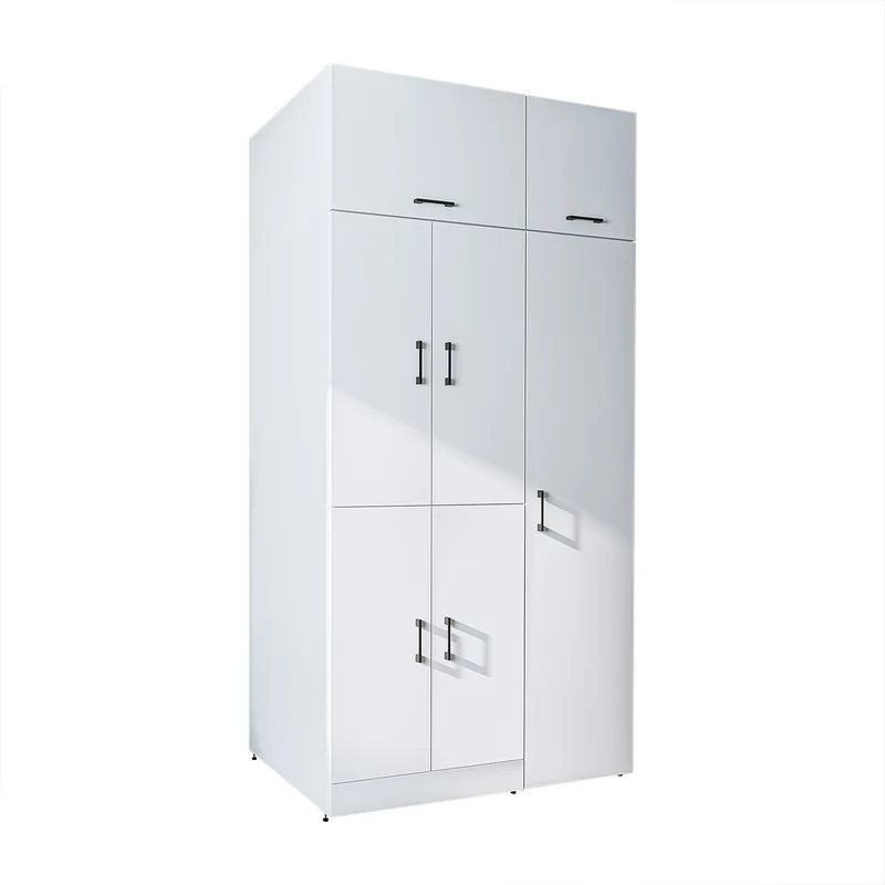 Roomart wasmachinekast DORA-II, 115 cm, voor wasmachine en droger, in 5 kleuren