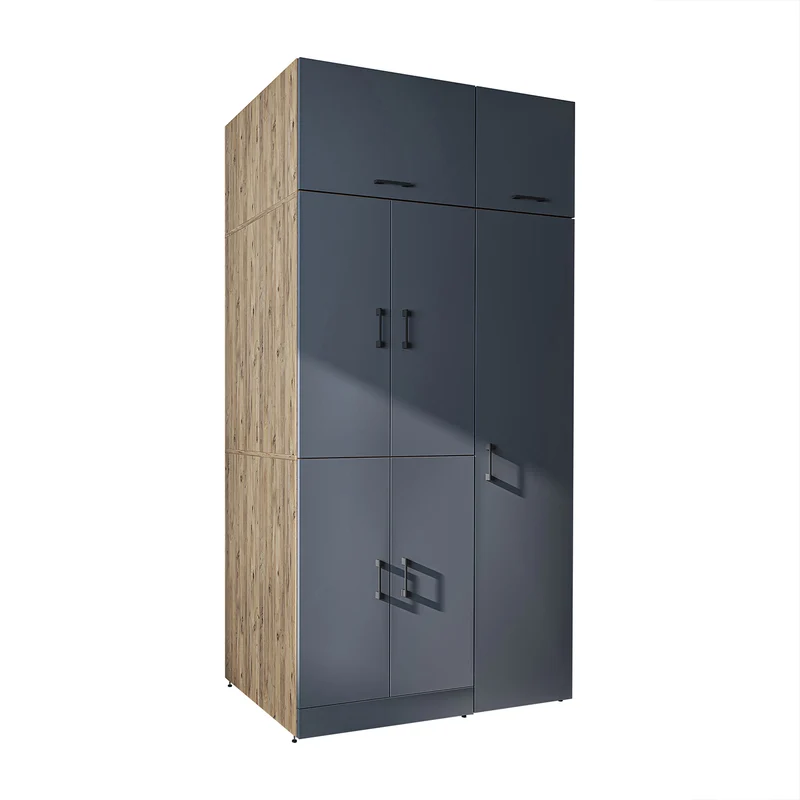 Roomart wasmachinekast DORA-II, 115 cm, voor wasmachine en droger, in 5 kleuren