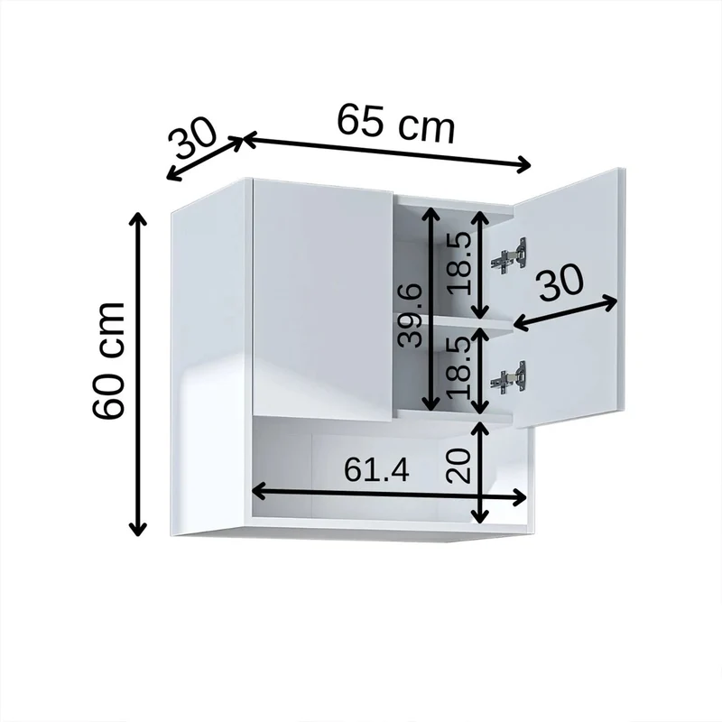 Çamaşır Makinesi Üst Dolabı - Derin-65cm