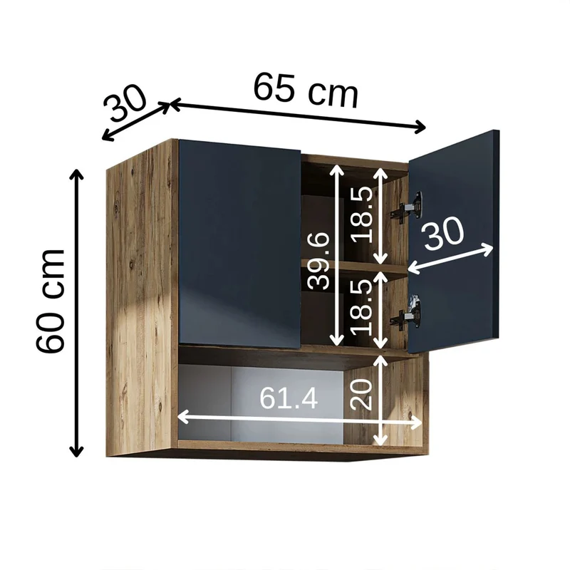 Çamaşır Makinesi Üst Dolabı - Derin-65cm