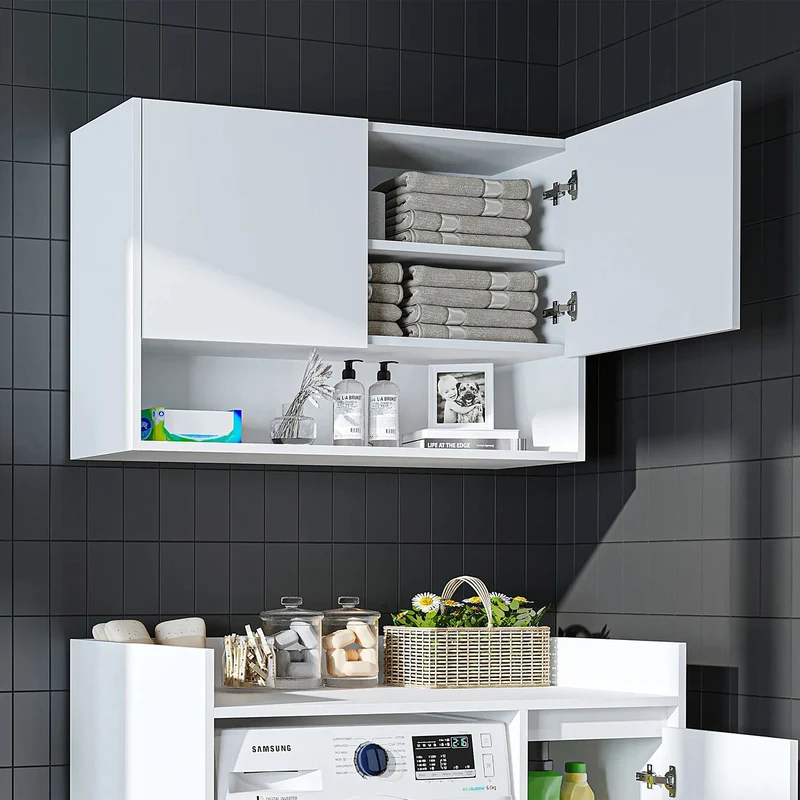 Çamaşır Makinesi Üst Dolabı - Derin-100cm