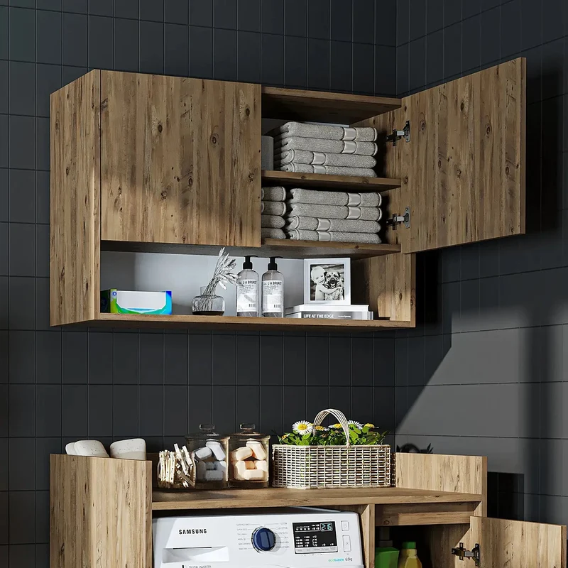 Çamaşır Makinesi Üst Dolabı - Derin-100cm