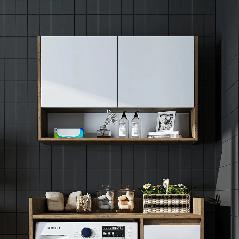 Çamaşır Makinesi Üst Dolabı - Derin-100cm