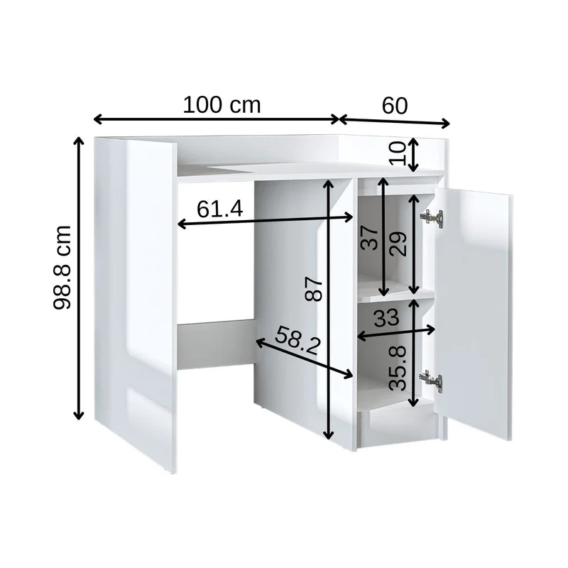 Çamaşır Makinesi Dolabı - Derin-100cm