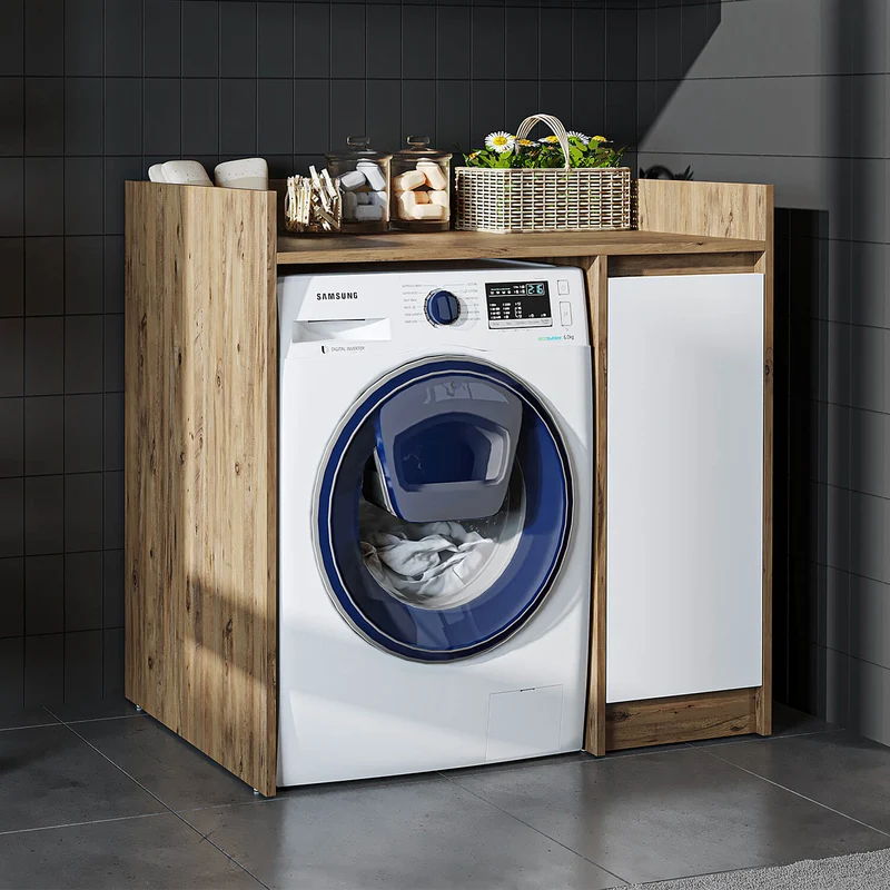 Çamaşır Makinesi Dolabı - Derin-100cm