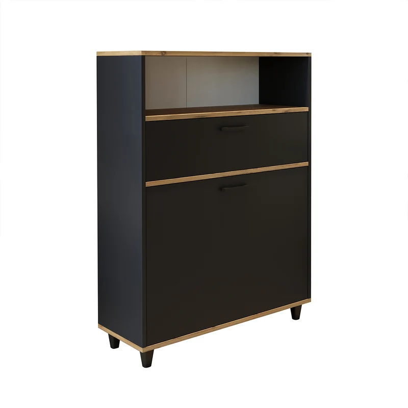 RIM - KİRLİ SEPETLİ ÇOK AMAÇLI DOLAP - 125 CM