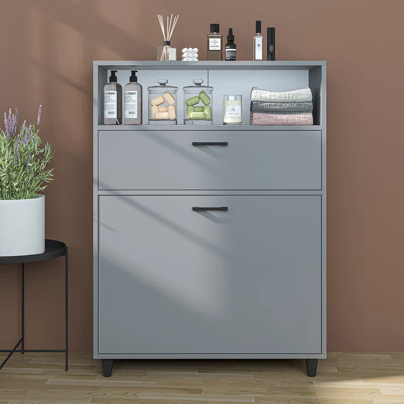 RIM - KİRLİ SEPETLİ ÇOK AMAÇLI DOLAP - 125 CM