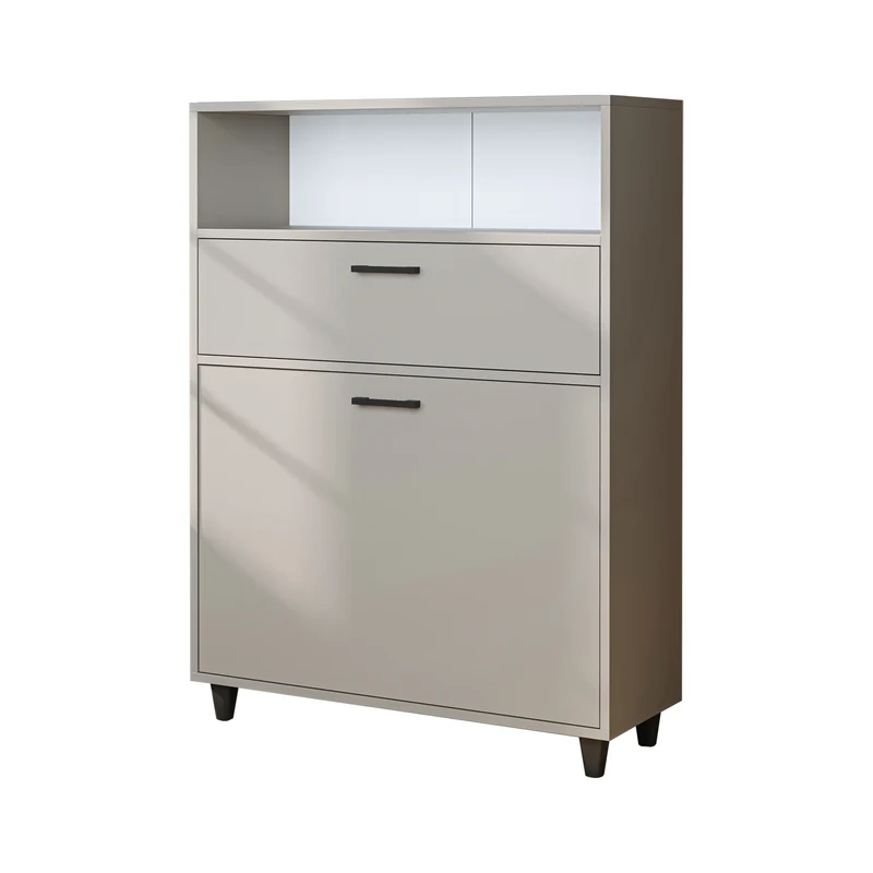 RIM - KİRLİ SEPETLİ ÇOK AMAÇLI DOLAP - 125 CM