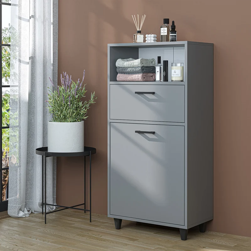 RIM - KİRLİ SEPETLİ ÇOK AMAÇLI DOLAP - 125 CM