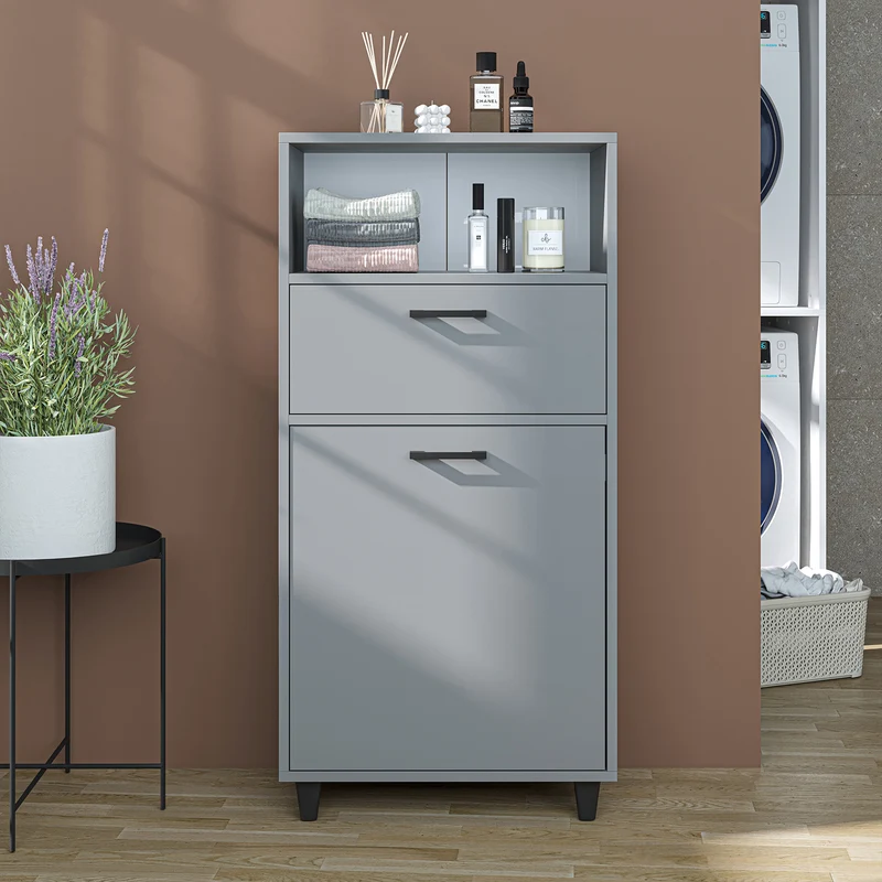 RIM - KİRLİ SEPETLİ ÇOK AMAÇLI DOLAP - 125 CM